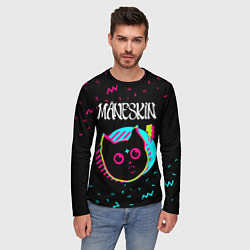 Лонгслив мужской Maneskin - rock star cat, цвет: 3D-принт — фото 2