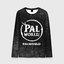 Лонгслив мужской Palworld с потертостями на темном фоне, цвет: 3D-принт