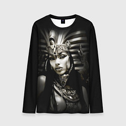 Лонгслив мужской Клеопатра египетская царица, цвет: 3D-принт