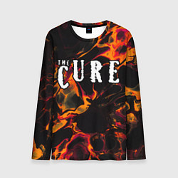 Лонгслив мужской The Cure red lava, цвет: 3D-принт