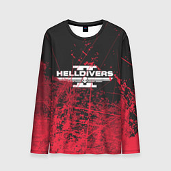 Лонгслив мужской Helldivers 2: Red Blood, цвет: 3D-принт