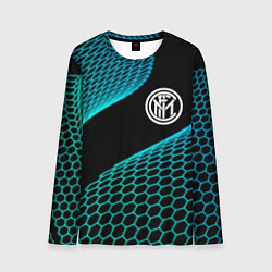 Лонгслив мужской Inter football net, цвет: 3D-принт
