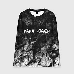 Лонгслив мужской Papa Roach black graphite, цвет: 3D-принт