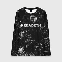 Лонгслив мужской Megadeth black ice, цвет: 3D-принт