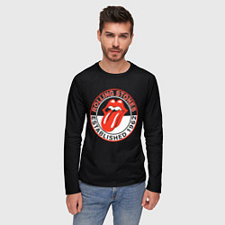Лонгслив мужской Rolling Stones Established 1962 group, цвет: 3D-принт — фото 2