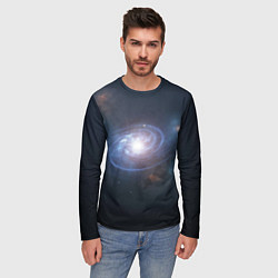 Лонгслив мужской Спиральная галактика, цвет: 3D-принт — фото 2