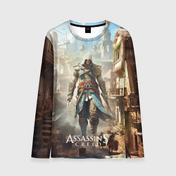 Лонгслив мужской Assassins creed старый город, цвет: 3D-принт