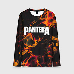 Лонгслив мужской Pantera red lava, цвет: 3D-принт
