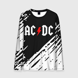 Лонгслив мужской Ac dc rock, цвет: 3D-принт