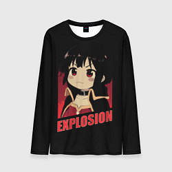 Лонгслив мужской Megumin Explosion, цвет: 3D-принт