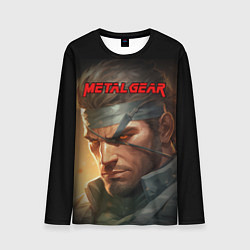 Лонгслив мужской Веном Снейк из игры Metal gear, цвет: 3D-принт