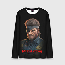 Лонгслив мужской Веном Снейк из игры Metal gear, цвет: 3D-принт