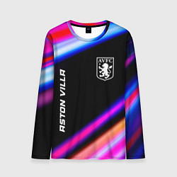 Лонгслив мужской Aston Villa speed game lights, цвет: 3D-принт