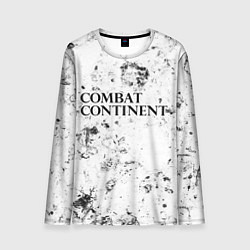 Лонгслив мужской Combat Continent dirty ice, цвет: 3D-принт