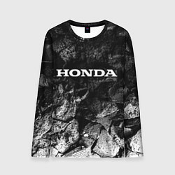 Лонгслив мужской Honda black graphite, цвет: 3D-принт