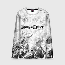 Лонгслив мужской Black Clover white graphite, цвет: 3D-принт