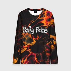 Лонгслив мужской Sally Face red lava, цвет: 3D-принт