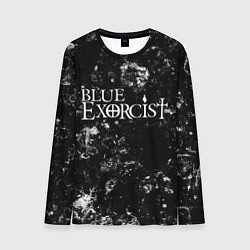 Лонгслив мужской Blue Exorcist black ice, цвет: 3D-принт