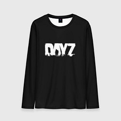 Лонгслив мужской Dayz logo white, цвет: 3D-принт