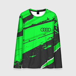 Лонгслив мужской Audi sport green, цвет: 3D-принт