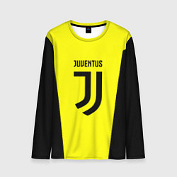 Лонгслив мужской Juventus sport geometry yellow, цвет: 3D-принт