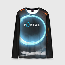 Мужской лонгслив Portal logo game