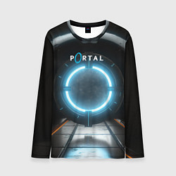 Мужской лонгслив Portal logo game