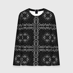 Мужской лонгслив Трефовая масть узор