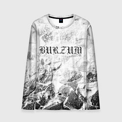 Лонгслив мужской Burzum white graphite, цвет: 3D-принт