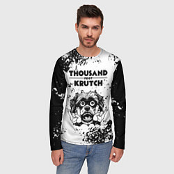 Лонгслив мужской Thousand Foot Krutch - рок пес, цвет: 3D-принт — фото 2