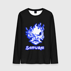 Лонгслив мужской Samurai logo ghost, цвет: 3D-принт