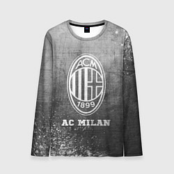 Лонгслив мужской AC Milan - grey gradient, цвет: 3D-принт