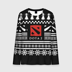 Мужской лонгслив Dota pattern game