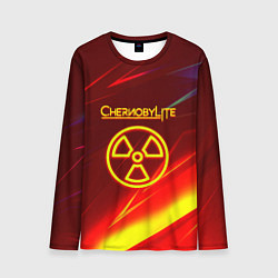 Мужской лонгслив Чернобыль лайт стрипсы