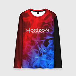 Мужской лонгслив Horizon zero dawn fire gradient