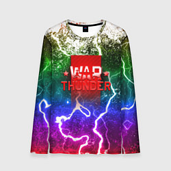 Мужской лонгслив Wartunder неоновые брызги красок