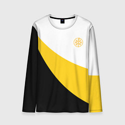 Мужской лонгслив Мы русские с нами Бог малый желтый КЦК Николай II