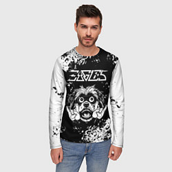 Лонгслив мужской Eagles рок пес, цвет: 3D-принт — фото 2