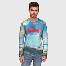 Лонгслив мужской Horizon: Zero Dawn game steel, цвет: 3D-принт — фото 2