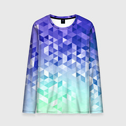 Лонгслив мужской Градиентная геометрия, цвет: 3D-принт