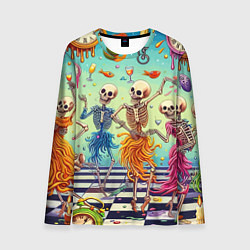 Лонгслив мужской Бал сатаны - сюрреализм, цвет: 3D-принт