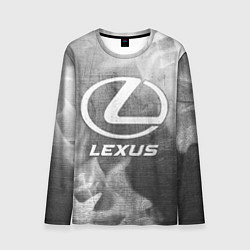 Лонгслив мужской Lexus - grey gradient, цвет: 3D-принт