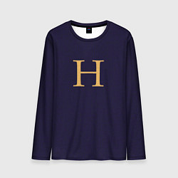 Лонгслив мужской Weasley jumper letter H, цвет: 3D-принт