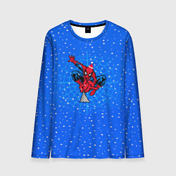 Мужской лонгслив Новогодний паучок