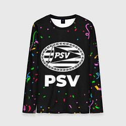Лонгслив мужской PSV конфети, цвет: 3D-принт