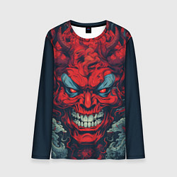 Мужской лонгслив Red demon Oni