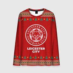 Лонгслив мужской Leicester City new year, цвет: 3D-принт