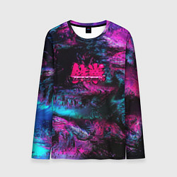 Мужской лонгслив Tekken neon colors