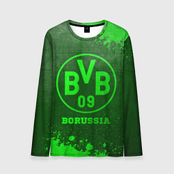 Лонгслив мужской Borussia - green gradient, цвет: 3D-принт