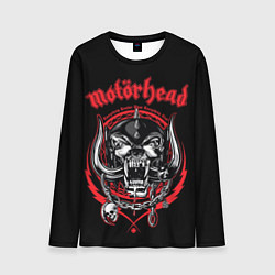 Лонгслив мужской Motorhead skull, цвет: 3D-принт